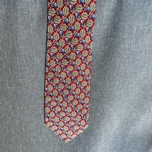 Geoffrey Beene Dress Paisley Silk Neck Tie